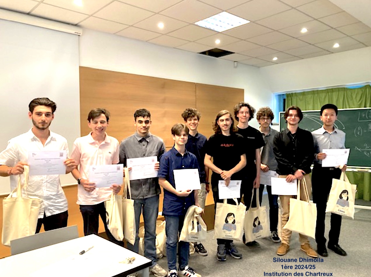 Olympiades maths médailles argent