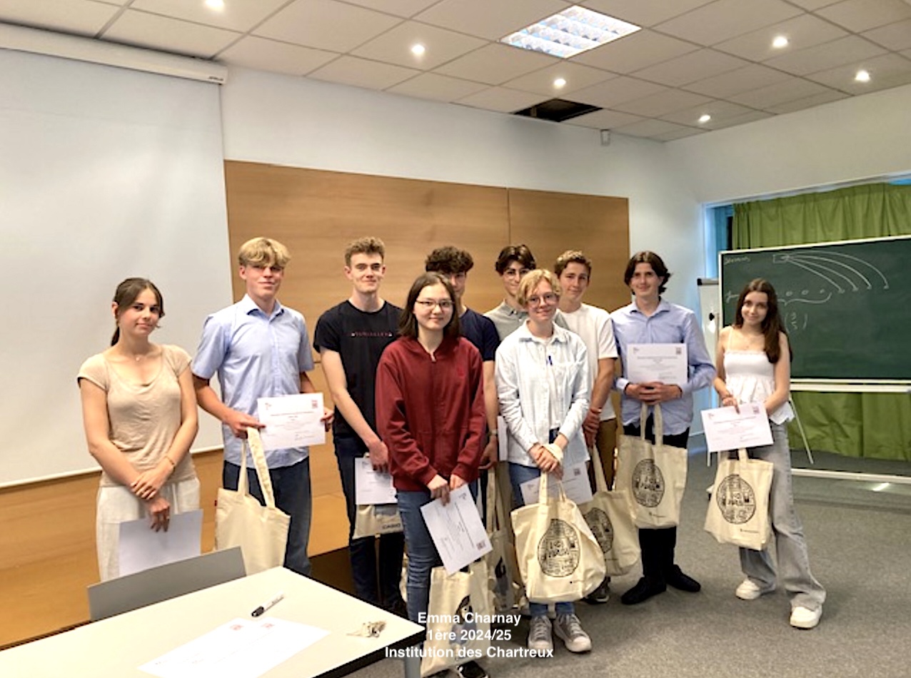 Olympiades maths médailles bronze