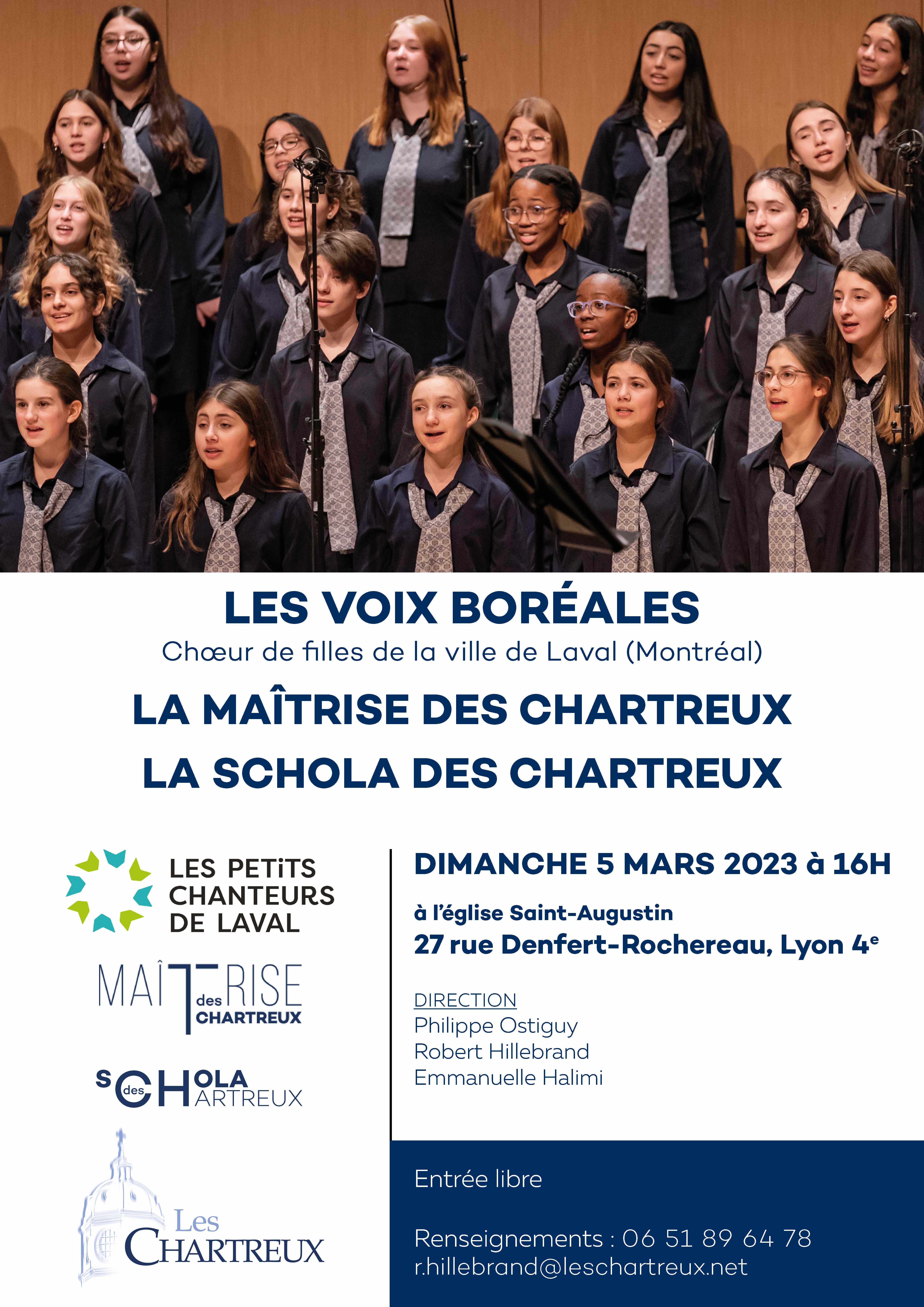 Concert Maîtrise Voix boréales